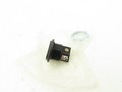 Omega RSJ-J-R Round Hole Pannel Jack 1-1/8" Bezel Screw Terminals Lot of 11