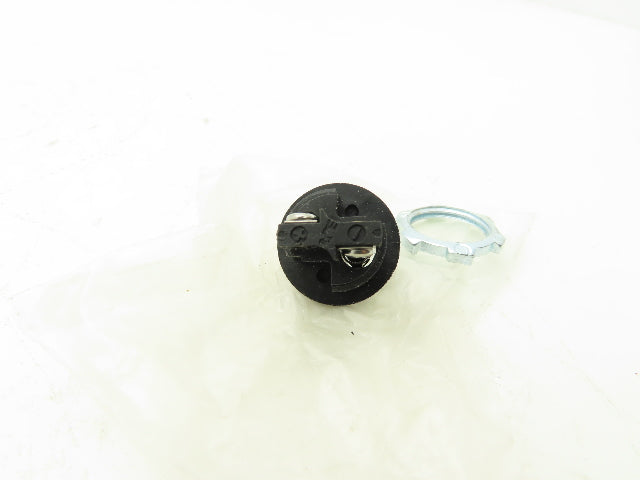 Omega RSJ-J-R Round Hole Pannel Jack 1-1/8" Bezel Screw Terminals Lot of 11