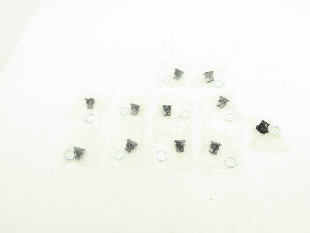 Omega RSJ-J-R Round Hole Pannel Jack 1-1/8" Bezel Screw Terminals Lot of 11