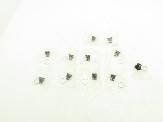 Omega RSJ-J-R Round Hole Pannel Jack 1-1/8" Bezel Screw Terminals Lot of 11
