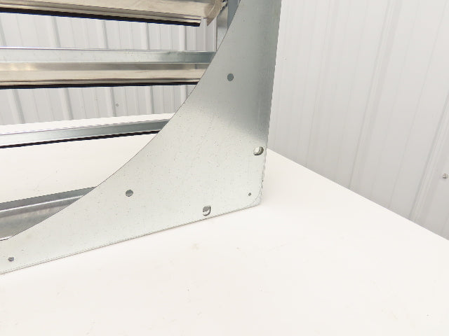 Dayton 556-GST30 30" Aluminum Louvered Exhaust Fan Shutter Gravity Louvers