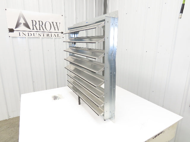 Dayton 556-GST30 30" Aluminum Louvered Exhaust Fan Shutter Gravity Louvers