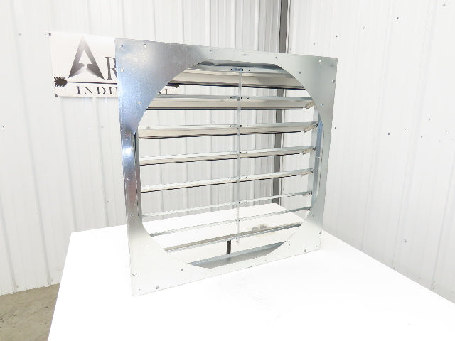 Dayton 556-GST30 30" Aluminum Louvered Exhaust Fan Shutter Gravity Louvers