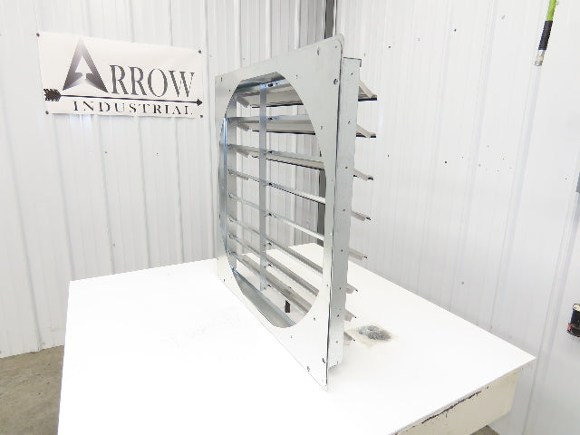 Dayton 556-GST30 30" Aluminum Louvered Exhaust Fan Shutter Gravity Louvers