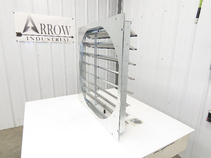 Dayton 556-GST30 30" Aluminum Louvered Exhaust Fan Shutter Gravity Louvers