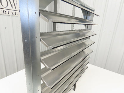Dayton 556-GST30 30" Aluminum Louvered Exhaust Fan Shutter Gravity Louvers