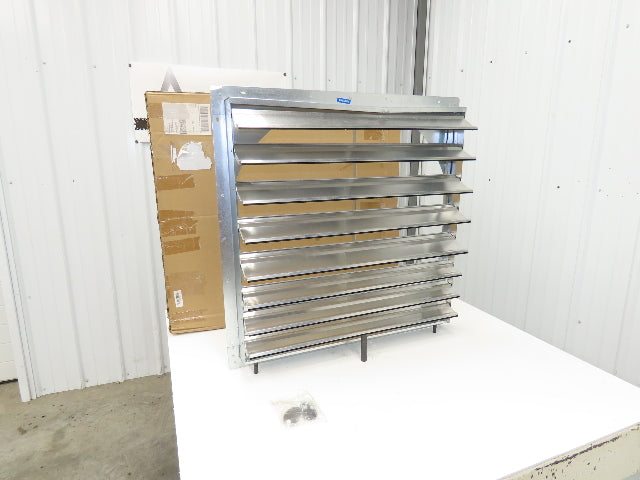 Dayton 556-GST30 30" Aluminum Louvered Exhaust Fan Shutter Gravity Louvers