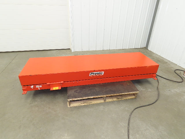 Presto XL60-80 Hydraulic Lift Table 8000lb 60" Lift 24x86" Top 230/460V 3Ph