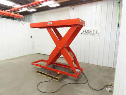 Presto XL60-80 Hydraulic Lift Table 8000lb 60" Lift 24x86" Top 230/460V 3Ph