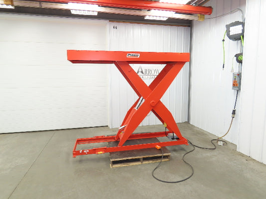 Presto XL60-80 Hydraulic Lift Table 8000lb 60" Lift 24x86" Top 230/460V 3Ph