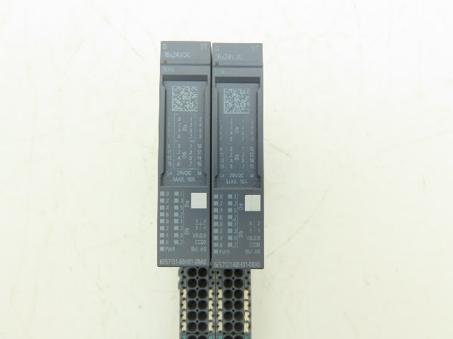 Siemens 6ES7 131-6BH01-0BA0 SIMATIC ET200SP Digital Input DI 16x 24VDC Lot of 2