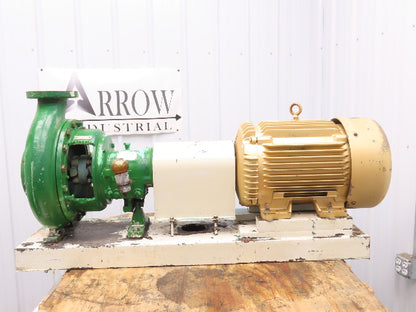 Goulds 3196 Centrifugal Pump 3x4-13 10"Impeller 30Hp 3PH 500 GPM 105Ft/Hd