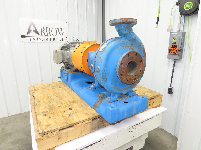 Goulds 3196 Centrifugal Pump 3x4-13 11.875"Impeller 30Hp 1770 RPM 3PH 500 GPM
