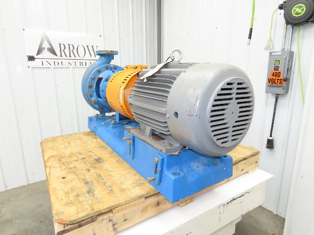 Goulds 3196 Centrifugal Pump 3x4-13 11.875"Impeller 30Hp 1770 RPM 3PH 500 GPM