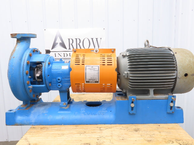 Goulds 3196 Centrifugal Pump 3x4-13 11.88"Impeller 30Hp 1770 RPM 3PH 500 GPM