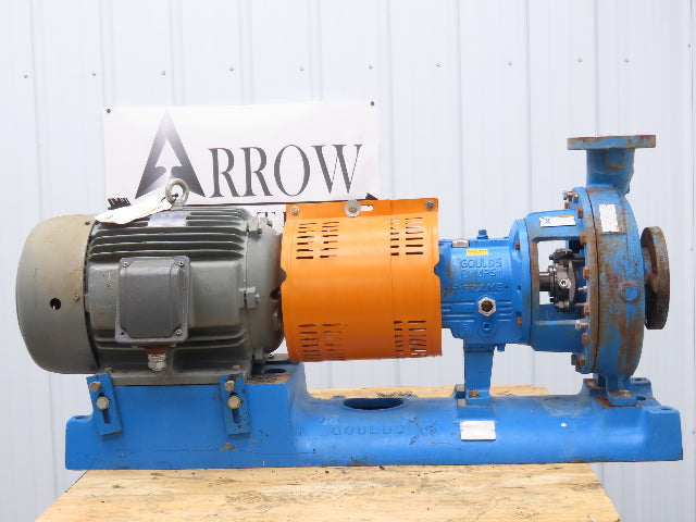 Goulds 3196 Centrifugal Pump 3x4-13 11.88"Impeller 30Hp 1770 RPM 3PH 500 GPM