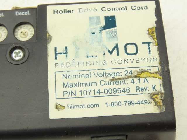 Hilmot 10714-009546 MDR Roller Drive Conveyor Speed Control Card Module 24VDC