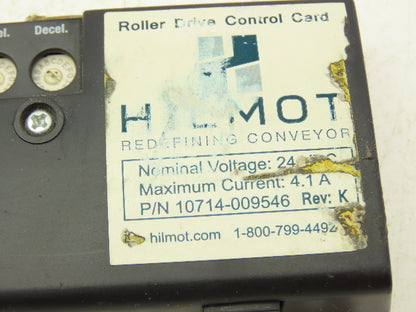 Hilmot 10714-009546 MDR Roller Drive Conveyor Speed Control Card Module 24VDC
