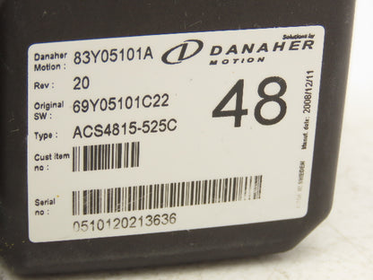 Danaher Motion ACS4815-525C AC SuperDrive Forklift Motor Controller ERC040AHN