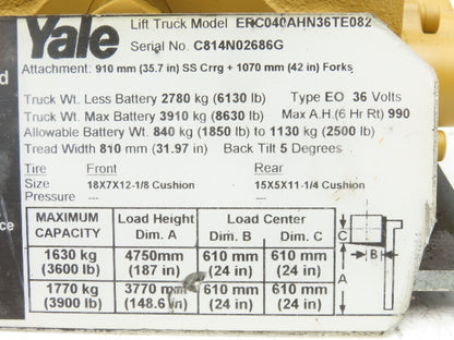 Husco Yale Hydraulic 3-Spool Forklift Mast Control Valve From ERC040AHN36TE082