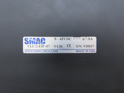 SMAC VLC-2-EIP-07 Dual Axis Ethernet/IP Servo Motor Drive 8-48VDC V1.56
