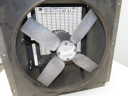 Dayton 4C135A 18" Cabinet Exhaust Fan 22"Box 1/4Hp 1725rpm 115V 1PH Motor 6K734S