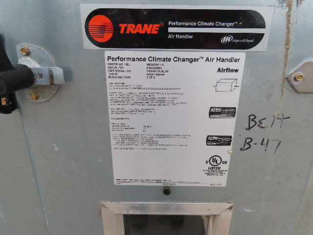 Trane CSAA Performance Climate Changer HVAC Air Conditioning Make Up Heater Unit