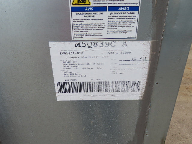 Trane CSAA Performance Climate Changer HVAC Air Conditioning Make Up Heater Unit