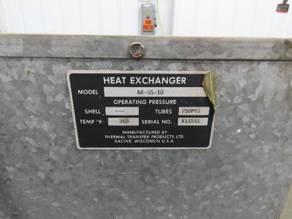 Thermal Transfer AA-65-10 Air-Cooled Fan Heat Exchanger Aftercooler 115V 1PH