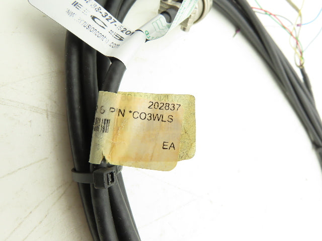 Terwin Cable-3-0-0-D6-8-0-0 PVC High Pressure 6 Lead D6 Connector Lot of 5