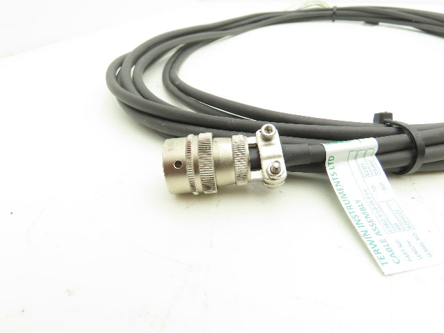 Terwin Cable-3-0-0-D6-8-0-0 PVC High Pressure 6 Lead D6 Connector Lot of 5