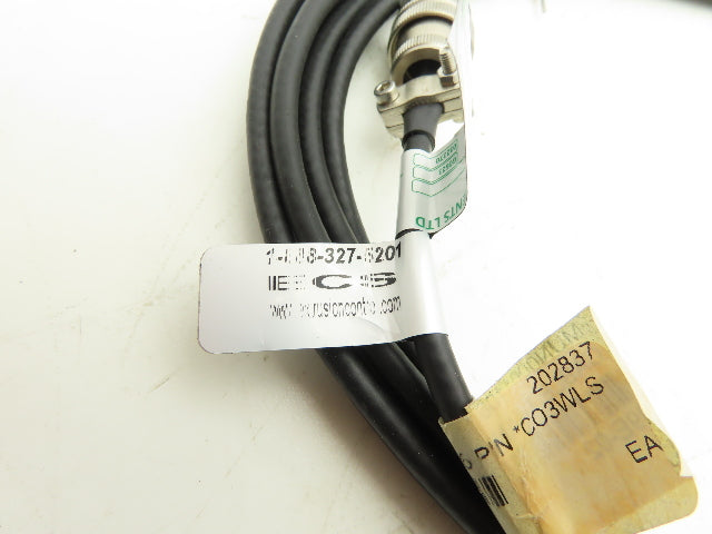 Terwin Cable-3-0-0-D6-8-0-0 PVC High Pressure 6 Lead D6 Connector Lot of 5