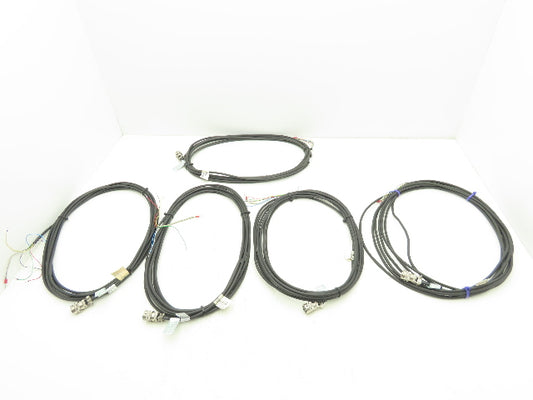 Terwin Cable-3-0-0-D6-8-0-0 PVC High Pressure 6 Lead D6 Connector Lot of 5