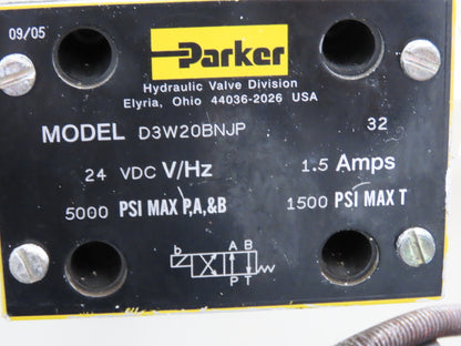 Parker FPS-2689 Hydraulic Power Unit 1000PSI 7GPM 60 Gallon Tank 230/460V 3Ph