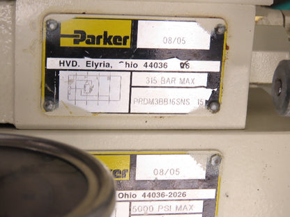Parker FPS-2689 Hydraulic Power Unit 1000PSI 7GPM 60 Gallon Tank 230/460V 3Ph