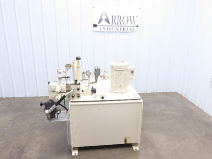 Parker FPS-2689 Hydraulic Power Unit 1000PSI 7GPM 60 Gallon Tank 230/460V 3Ph