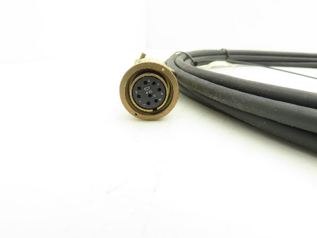 Amphenol PC06A-12-8S(SR) 8 Pin Connector With 20 Cable 7 Leads Lot of 3