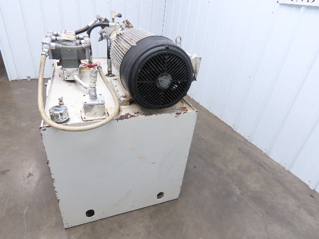 Rexroth 971670/84 Hydraulic Power Unit 1250PSI 33GPM 60 Gallon Tank 230/460V 3Ph