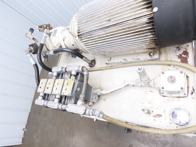 Rexroth 971670/84 Hydraulic Power Unit 1250PSI 33GPM 60 Gallon Tank 230/460V 3Ph
