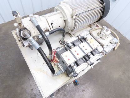 Rexroth 971670/84 Hydraulic Power Unit 1250PSI 33GPM 60 Gallon Tank 230/460V 3Ph