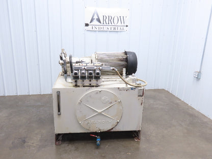 Rexroth 971670/84 Hydraulic Power Unit 1250PSI 33GPM 60 Gallon Tank 230/460V 3Ph