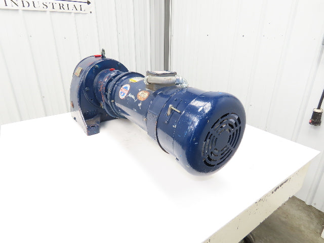 Hampton SKK AFK Helical Gear Motor 70:1 Reducer 25 RPM 5Hp 230/460V 3PH 184TC
