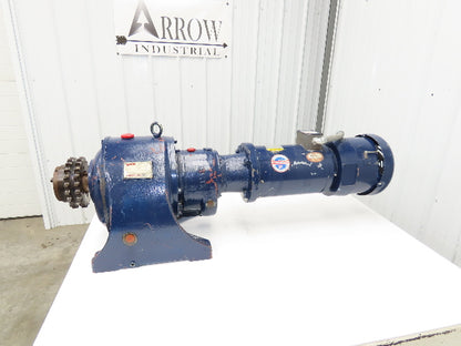 Hampton SKK AFK Helical Gear Motor 70:1 Reducer 25 RPM 5Hp 230/460V 3PH 184TC