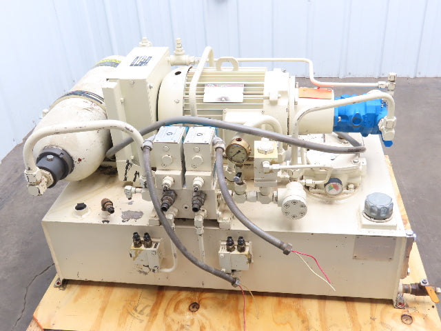 Vickers Hydraulic Power Unit 1000PSI 7GPM 60 Gallon Tank 230/460V 3Ph