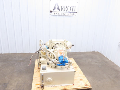 Vickers Hydraulic Power Unit 1000PSI 7GPM 60 Gallon Tank 230/460V 3Ph