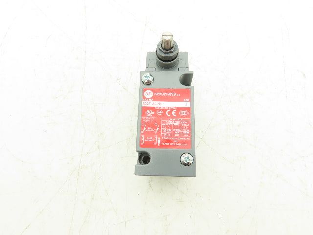 Allen Bradley 802T-ATPD Plug In Oiltight Limit Switch Roller Arm Spring Return