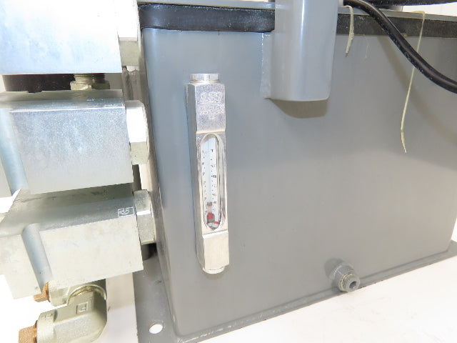 Dynisco HPU-25 Hydraulic Power Unit 0.9GPM 10 Gal 2Hp 230/460V 3Ph Accumulator
