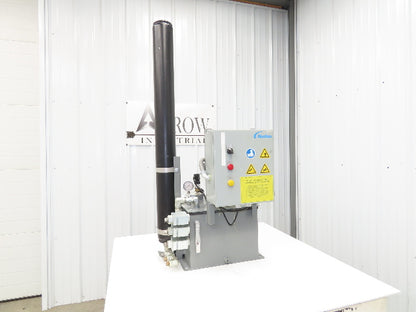 Dynisco HPU-25 Hydraulic Power Unit 0.9GPM 10 Gal 2Hp 230/460V 3Ph Accumulator