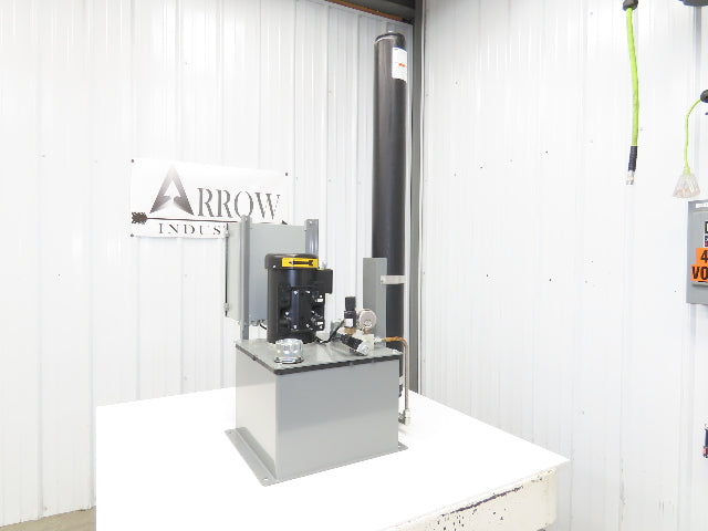 Dynisco HPU-25 Hydraulic Power Unit 0.9GPM 10 Gal 2Hp 230/460V 3Ph Accumulator