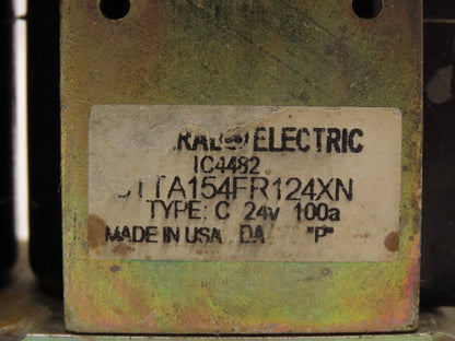 General Electric CTTA154FR124XN Contactor Reversing Forklift 100A 24VDC
